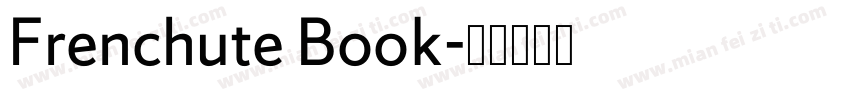 Frenchute Book字体转换